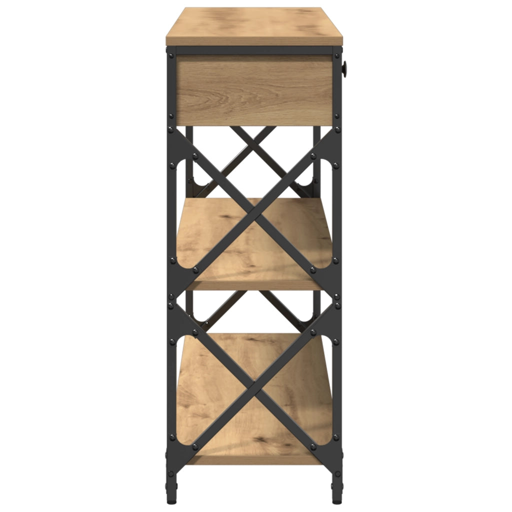 Tavolo Consolle rovere artigianale 100 x 28 x 75 cm 863528