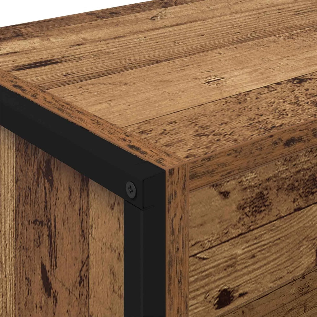 Armadio per Libri 2 pcs Legno vecchio 80 x 30 x 189,5 cm 3403014