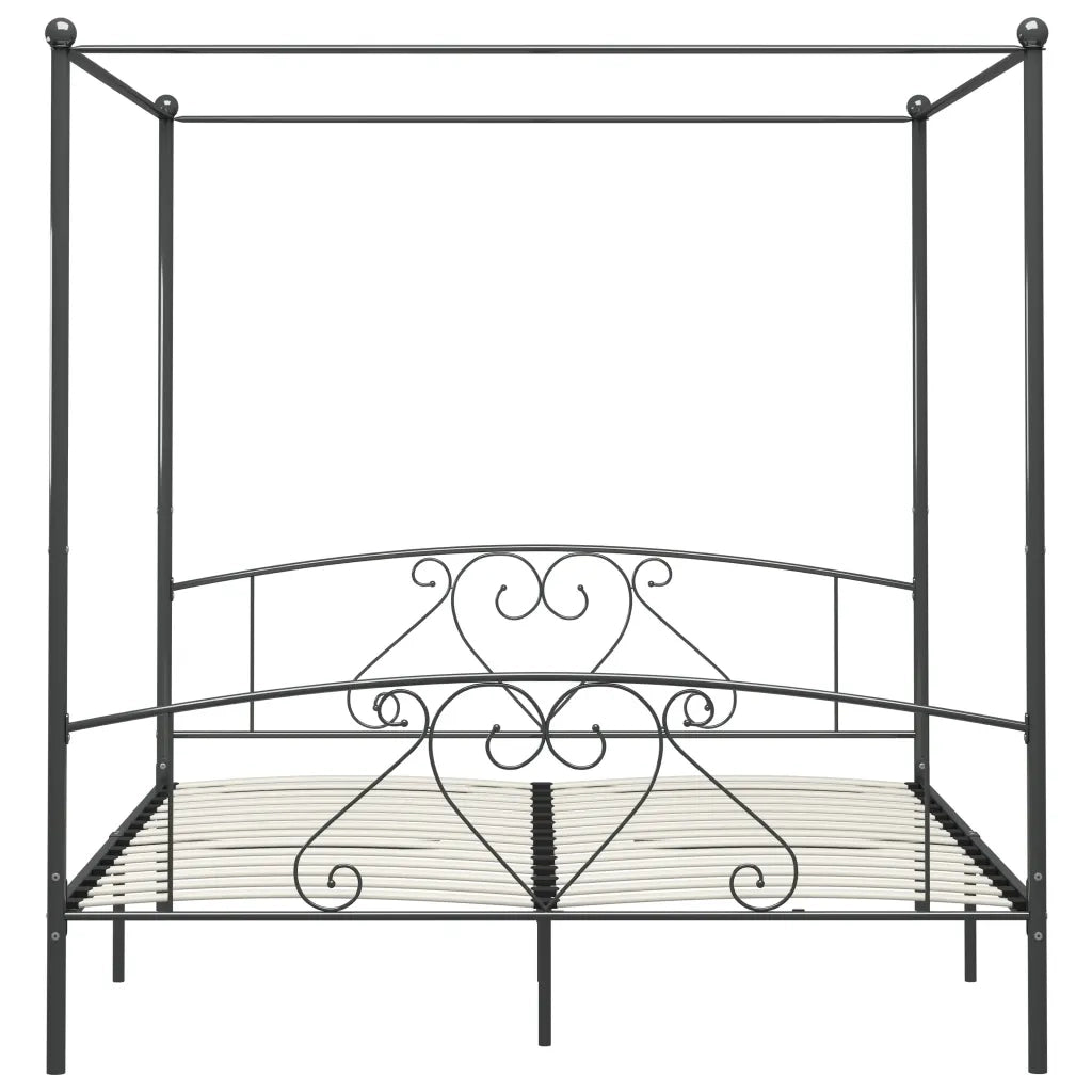 Giroletto Baldacchino senza Materasso 200x200 cm Metallo