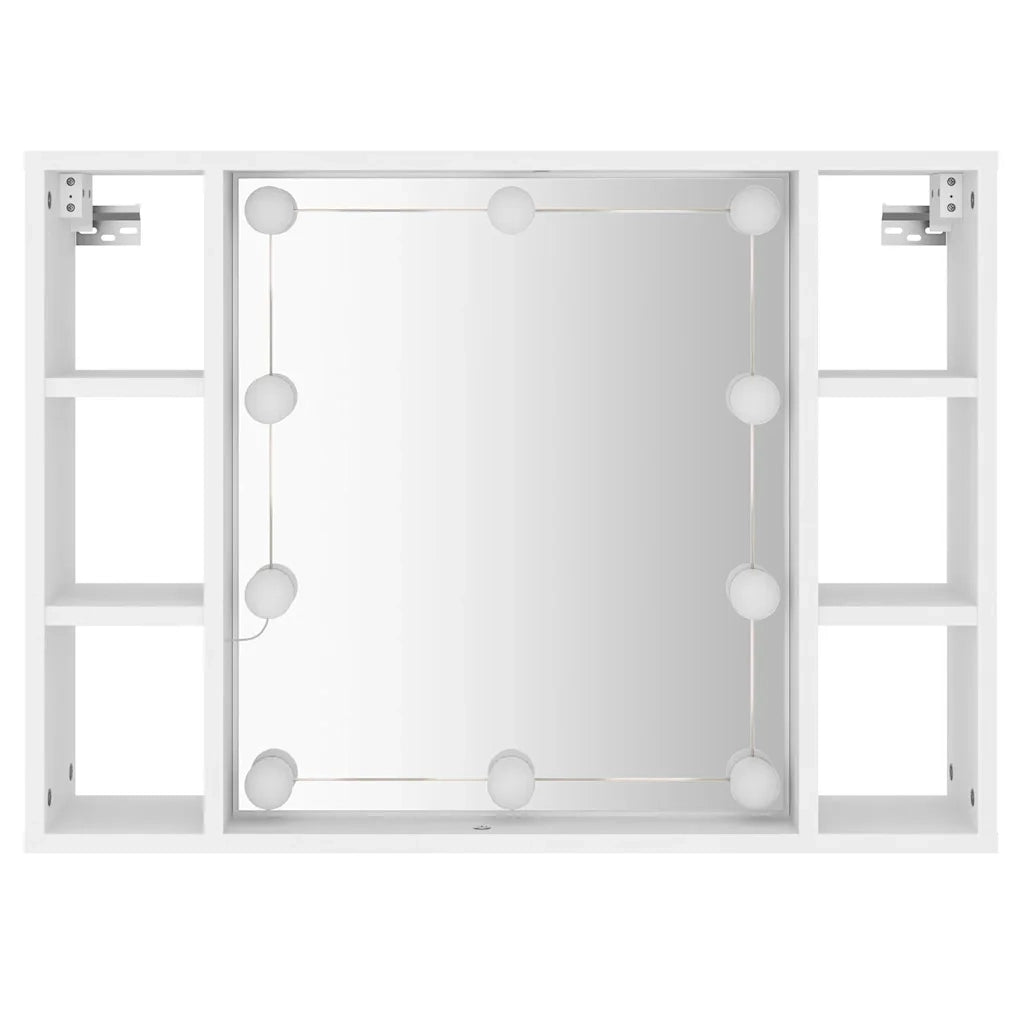 Mobile a Specchio con LED Bianco 76x15x55 cm cod mxl 77570