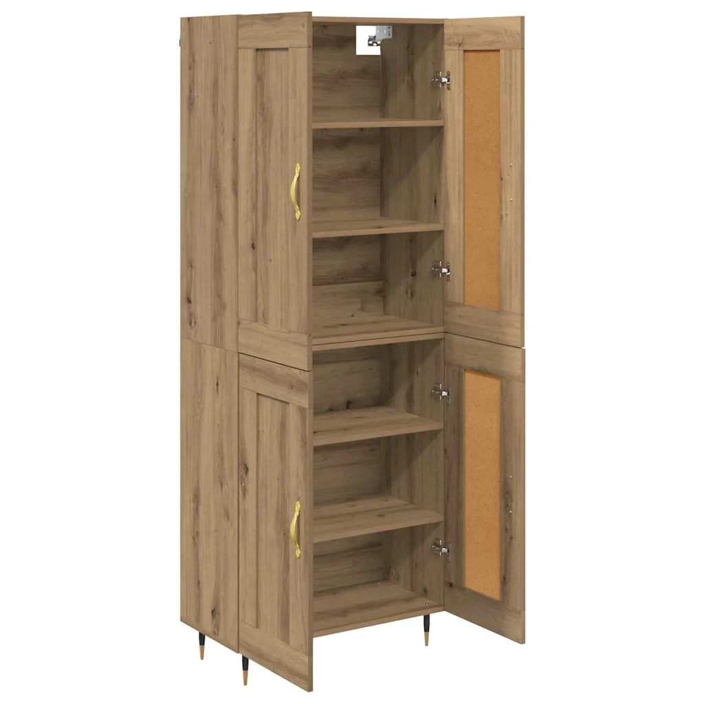 Credenza Rovere artigianale 69,5 x 34 x 90 cm Legno multistrato 3402748