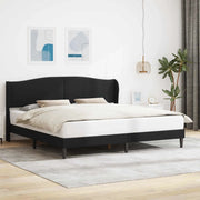 Struttura del letto con testiera Nero 180 x 200 cm Similpelle 3414689