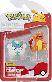 Pokémon,Set 2 figure Galarian Darumaka Charmander,Jazwares,Età 4+