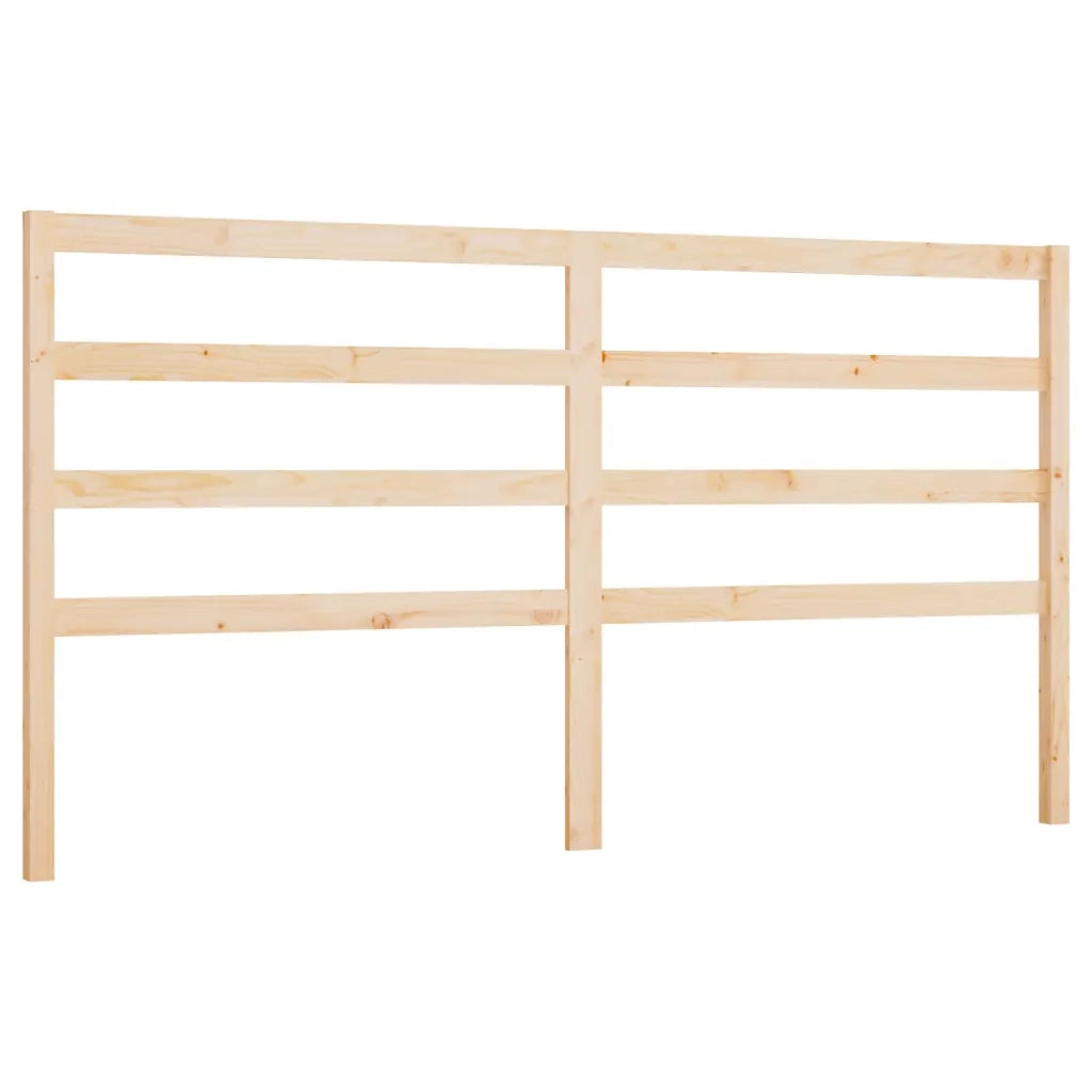 Testiera per Letto-Testata-Testiera Decorativa 206x4x100 cm in Legno Massello di Pino 771380