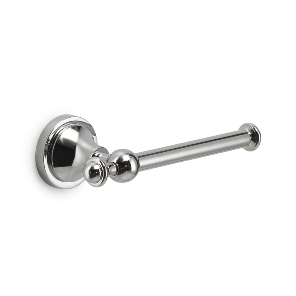 PORTA ROTOLO IN ACCIAIO INOX CROMATO MODELLO NEVIS - DIM. CM (LXPXH):  20,4X8,2X6  - CROMATO  - GDY