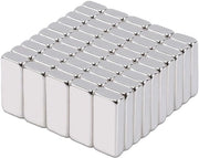 Pacchetto di 50 magneti rettangolari, magneti extra forti, magneti neodymium, forte aderenza, 15 mm x 6 mm x 2 mm, piccoli magneti, magneti per lavagne, lavagne bianche, lavagne per appunti, accessori per hobby, magneti per frigorifero