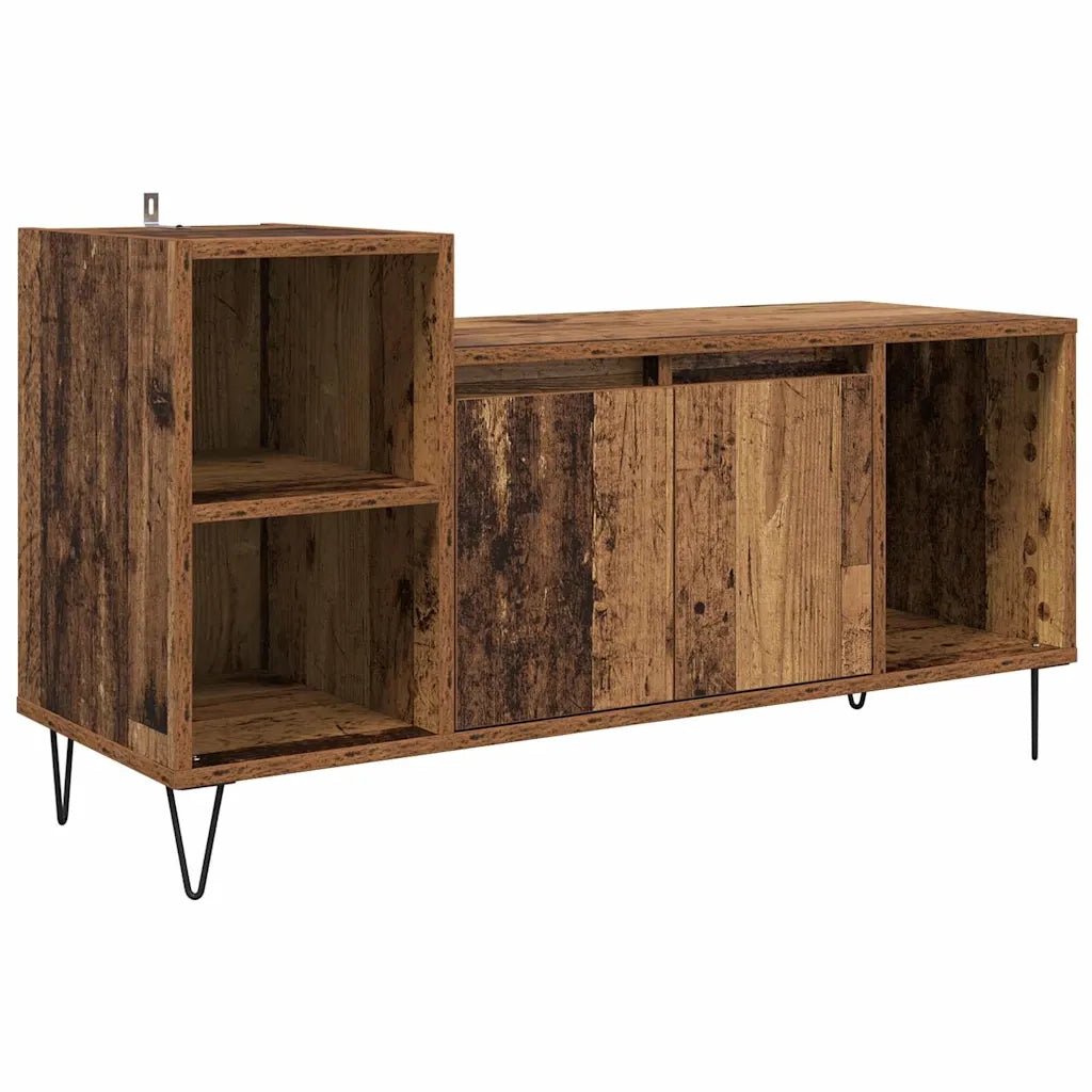 Mobile TV-Credenza per TV-Console TV Legno vecchio 100 x 35 x 55 cm Legno multistrato 283114