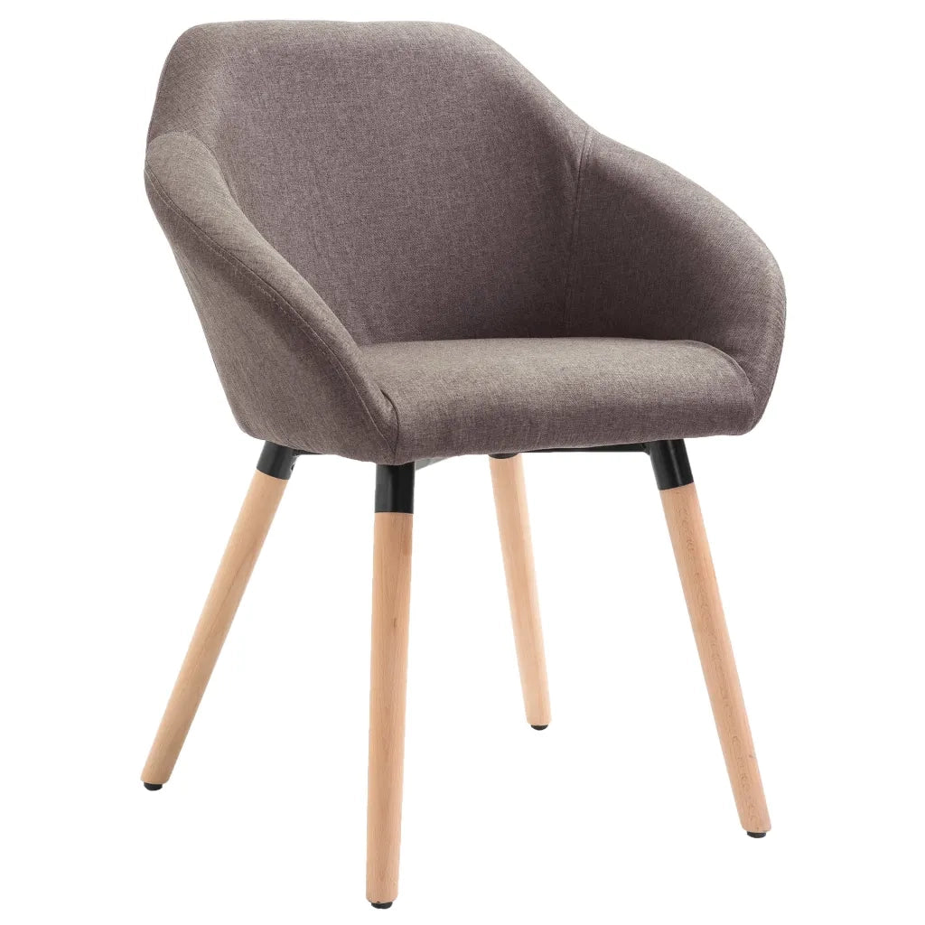 Sedie da Pranzo 4 pz Grigio Talpa in Tessuto cod mxl 7648