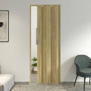 Porta a Soffietto da Interno 83x214 cm in PVC Caroline Rovere Cognac Chiaro