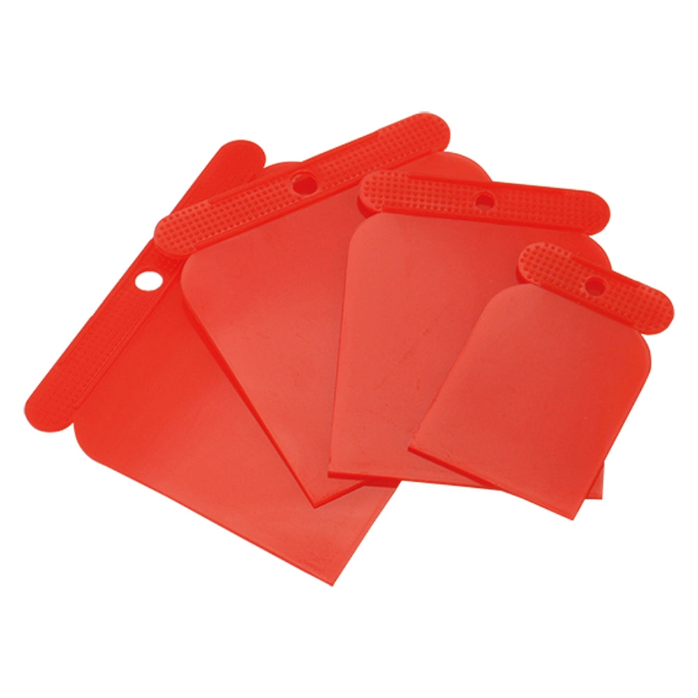 SPATOLE FLESSIBILI IN PLASTICA mm 50-80-100-120  - TOPTOOLS
