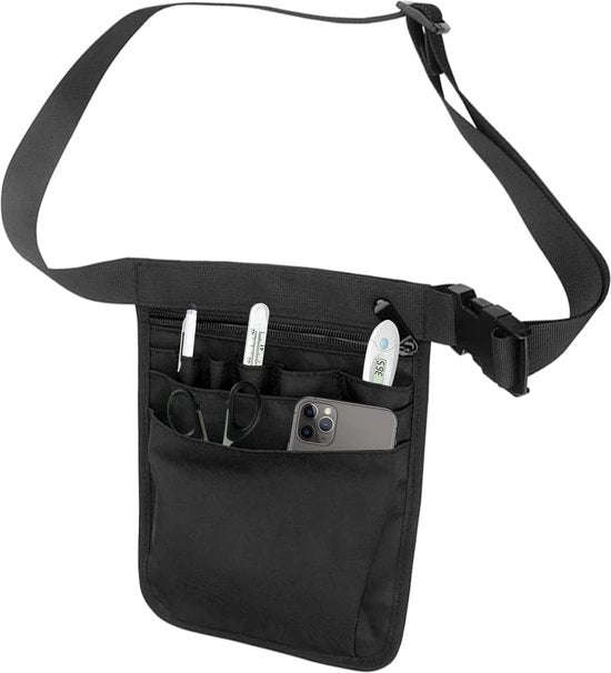 Tas da lavoro con cinghia, cesta per infermiere, cinghia per strumenti regolabile, borsa, cesta per infermiere, tas da lavoro multifunzionale, borsa con cinghia, lavoro per signora e signore (25 x 18 cm)