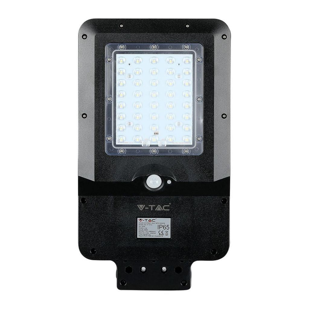 Copertina nera leggera Solar Street LED 15W 6000K