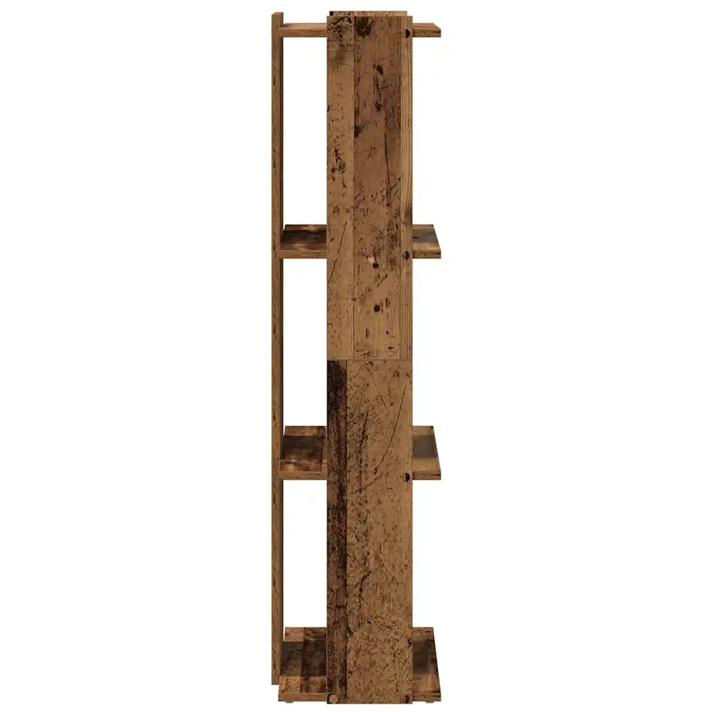 Libreria a 3 Ripiani Legno Vecchio 60x30x120 cm in Truciolato 860272