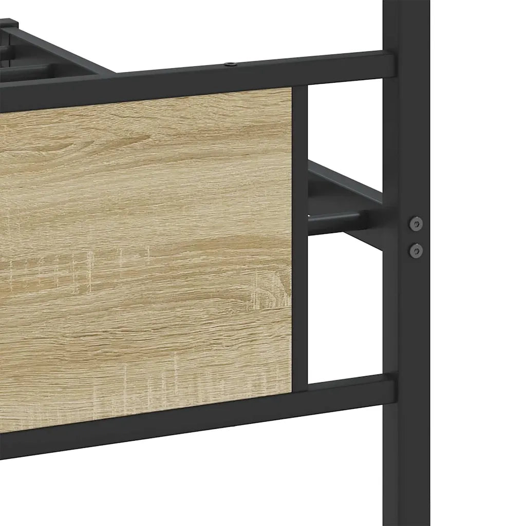 Giroletto senza Materasso Rovere Sonoma 100x200cm in Truciolato