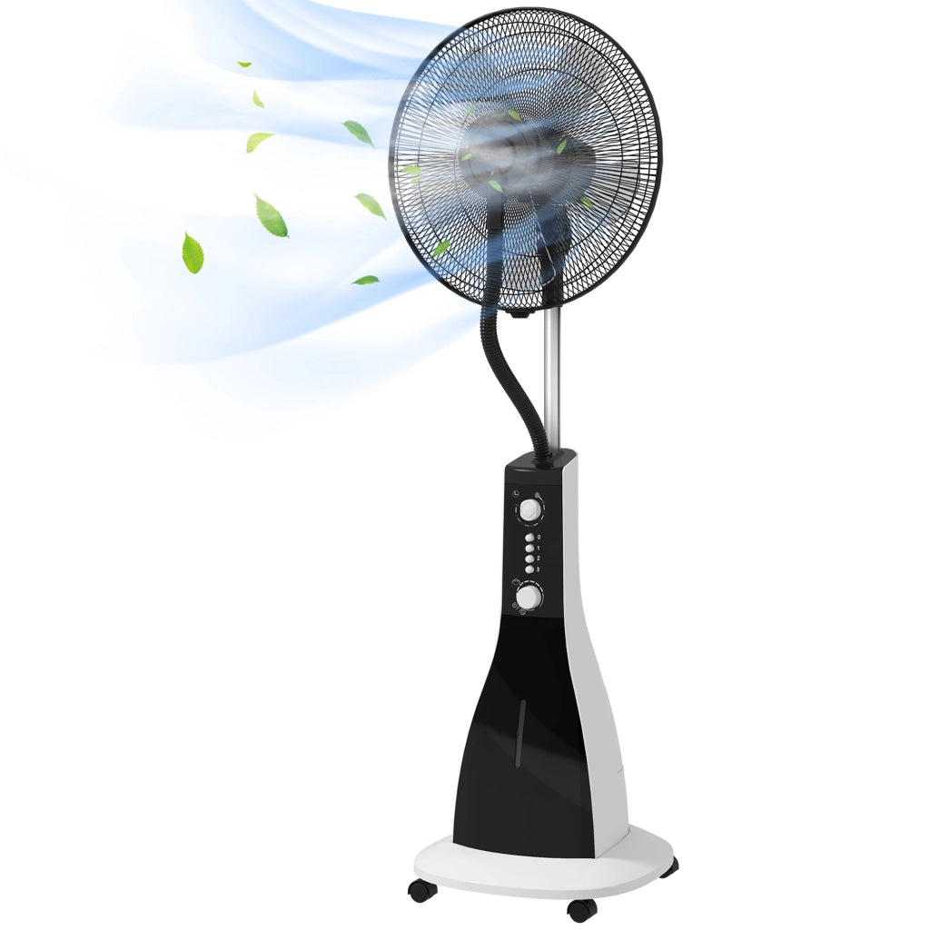 Ventilatore Umidificatore 2 in 1 ¨C zephmum ¨C Nero 44.5x38.5x120 cm