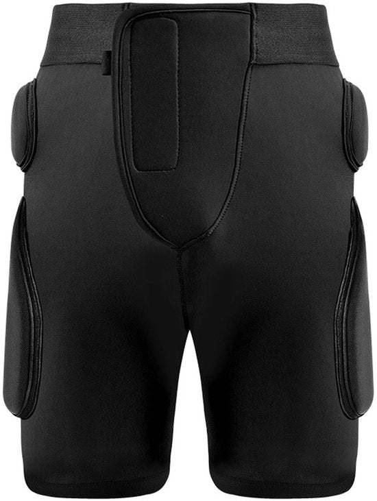 Shorts Protezionistici 3D - Cintura Pieghevole - Protezione Trocanterica - Supporto Per Tiba - Materiale Respirante - Comfortevole Cintura - Protezione Accresciuta - Pantaloni da Skate