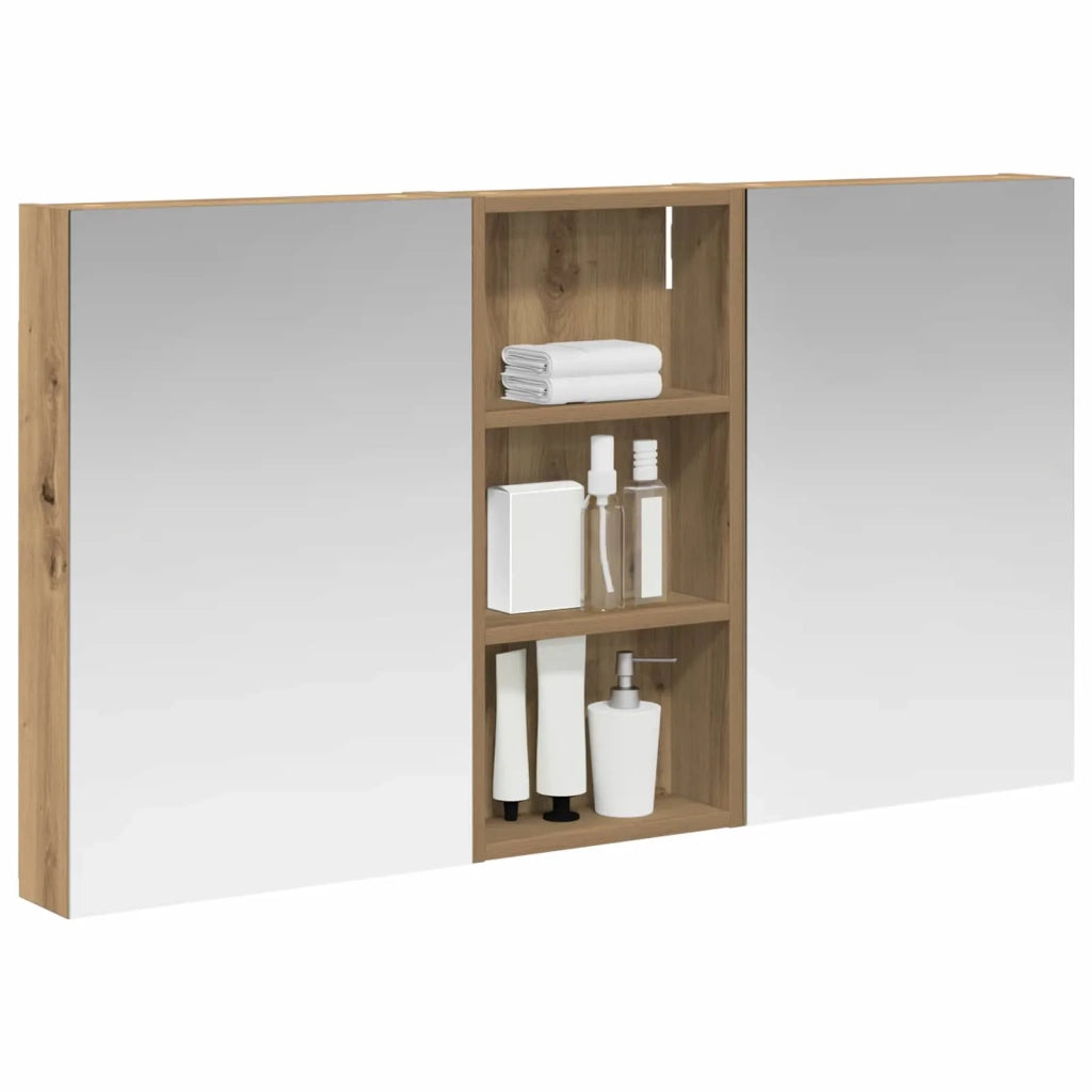 Set di Armadi da Bagno con porta 3 pcs 110 x 10,5 x 60,5 cm 3403719