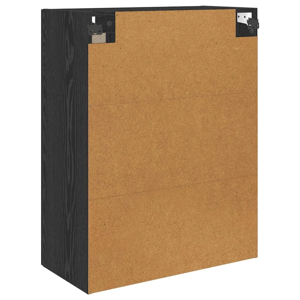 Mobile a muro 2 pcs Rovere Nero 69,5 x 34 x 90 cm 3415592