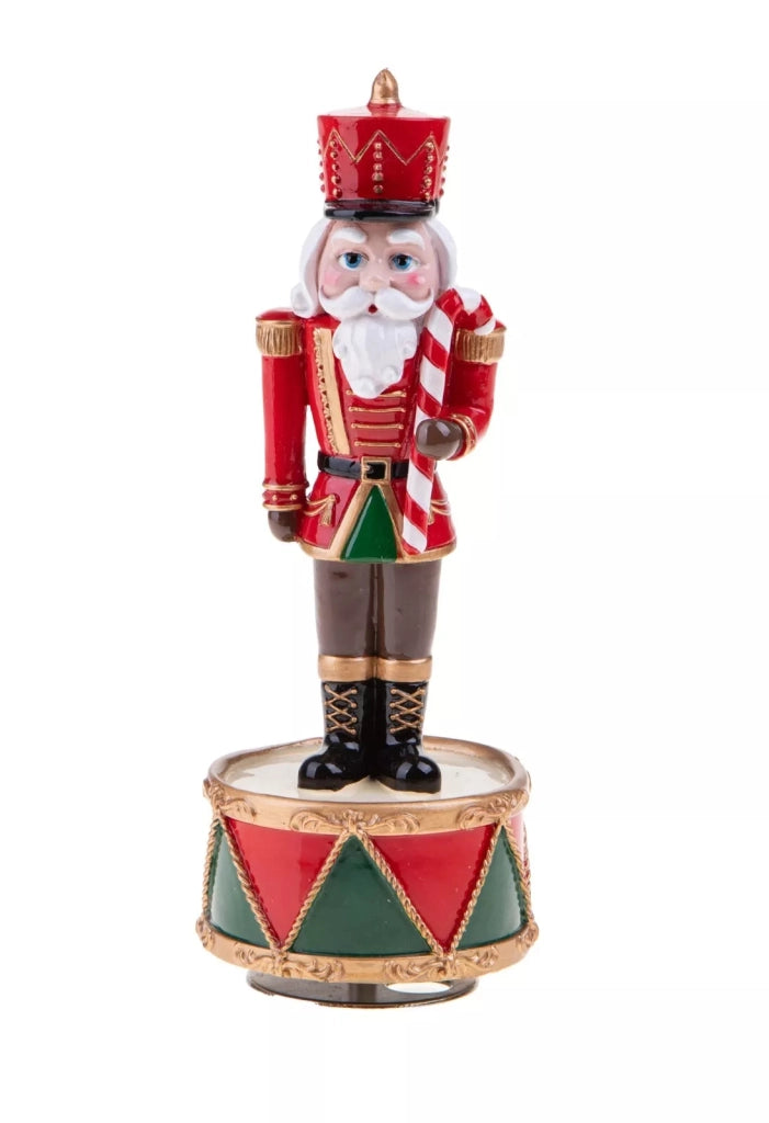 Carillon con Schiaccianoci di Natale Decorazione Natalizia Formato: 22 cm