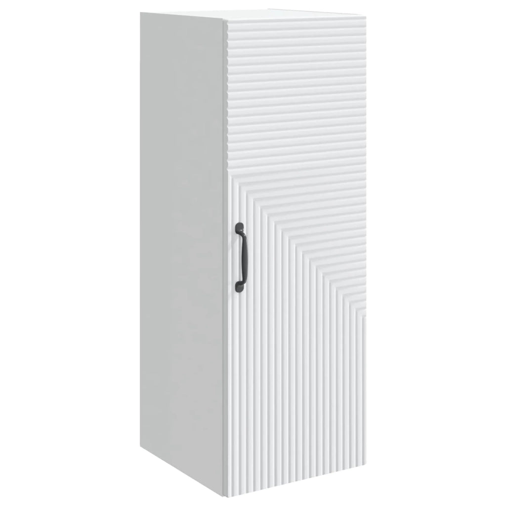Mobiletto a muro Bianco 33 x 34,5 x 90 cm Legno ingegnerizzato 898585