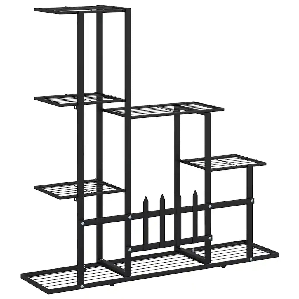 Portapiante 94,5x25x88 cm Nero in Metallo 336112