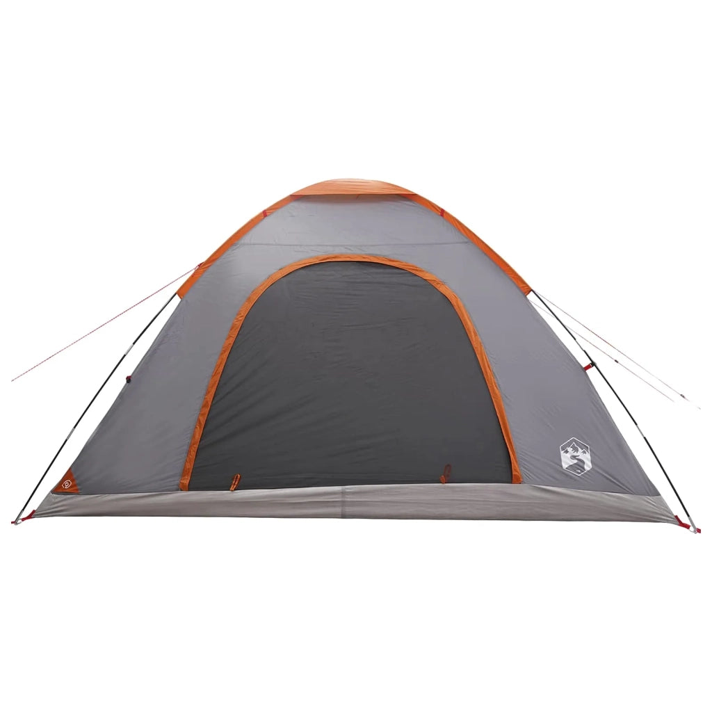 Tenda da campeggio Grigio e arancione 335 x 275 x 180 cm 42028639
