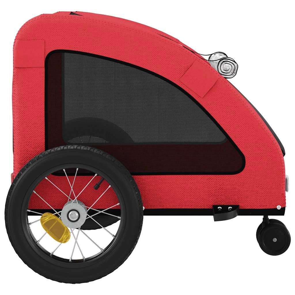 Rimorchio/carrello per animali domestici rosso 02_0044350