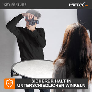 Walimex supporto per riflettore, 10-168cm