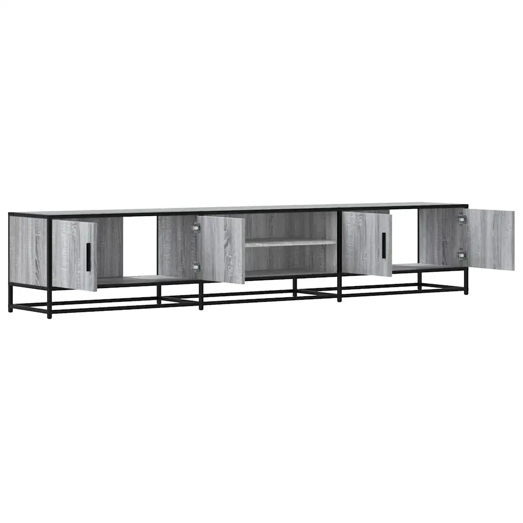Mobile Porta TV-Mobile per TV-Credenza TV Grigio Sonoma 210x35x41 cm in Truciolato 180953