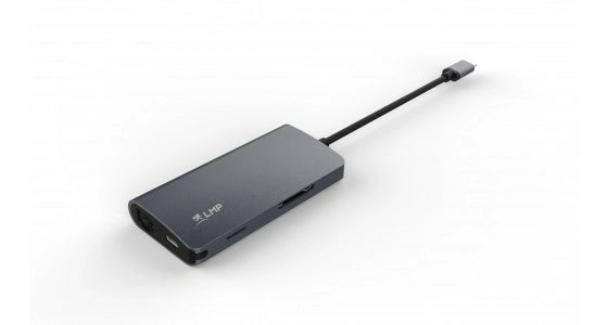 Minidock lmp usb-c 8porte spacegray hdmi-rj45-sd-micro sd-3 usb-1 usb-c - 15954