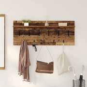 Appendiabiti a muro Legno vecchio 100 x 40 x 12 cm 874449