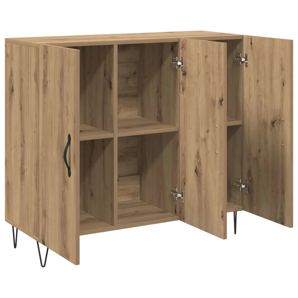 Credenza Rovere artigianale 90 x 32,5 x 80 cm Legno multistrato 879583