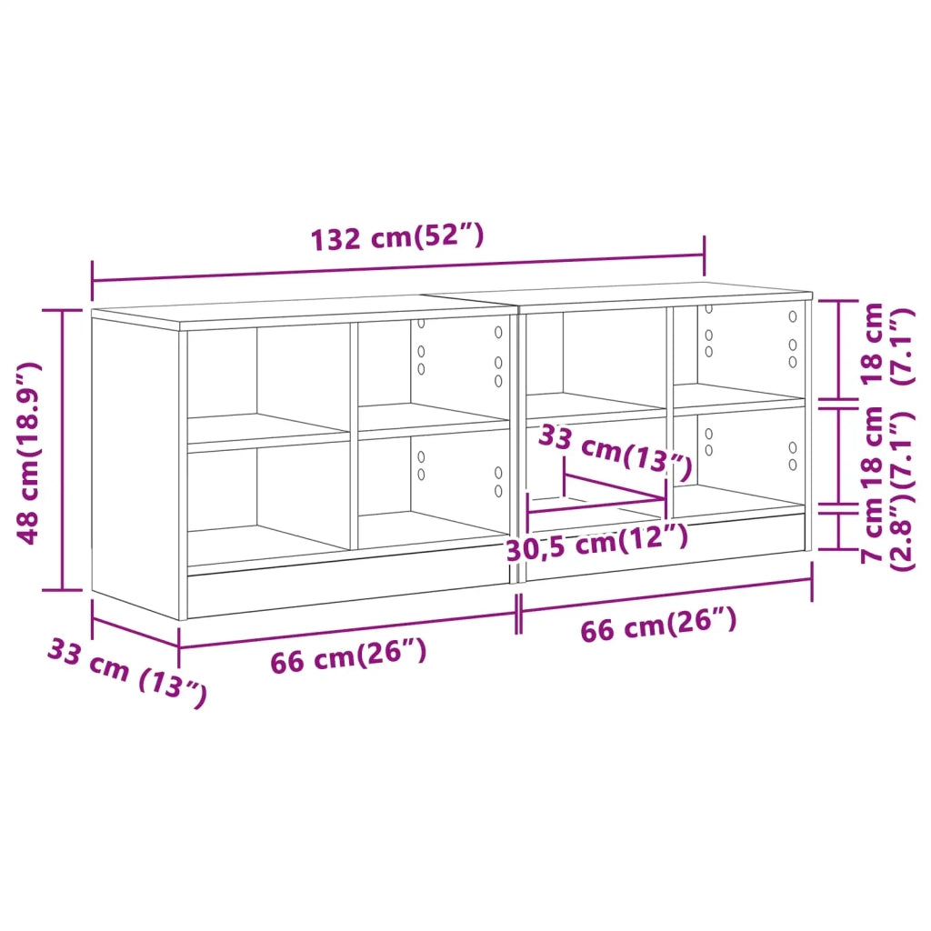 Armadietto per letto 2 pz Bianco 66 x 33 x 48 cm 893723