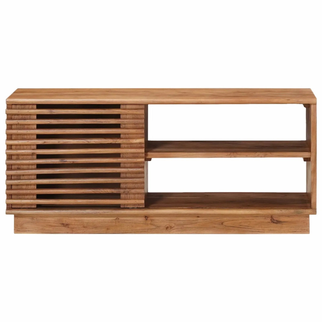 Mobile TV con archiviazione con porta Naturale 90 x 30 x 40 cm