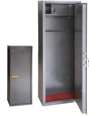 ARMADIO PORTAFUCILI 10 POSTI UTILIA SECURITY CON TESORETTO CM. 54X32X148H