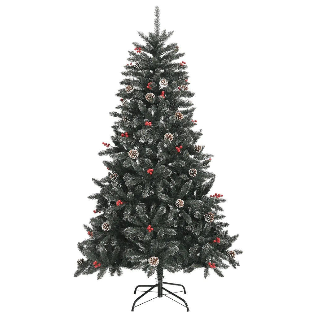 Albero di Natale Artificiale con Base Verde 150 cm PVC cod mxl 26756