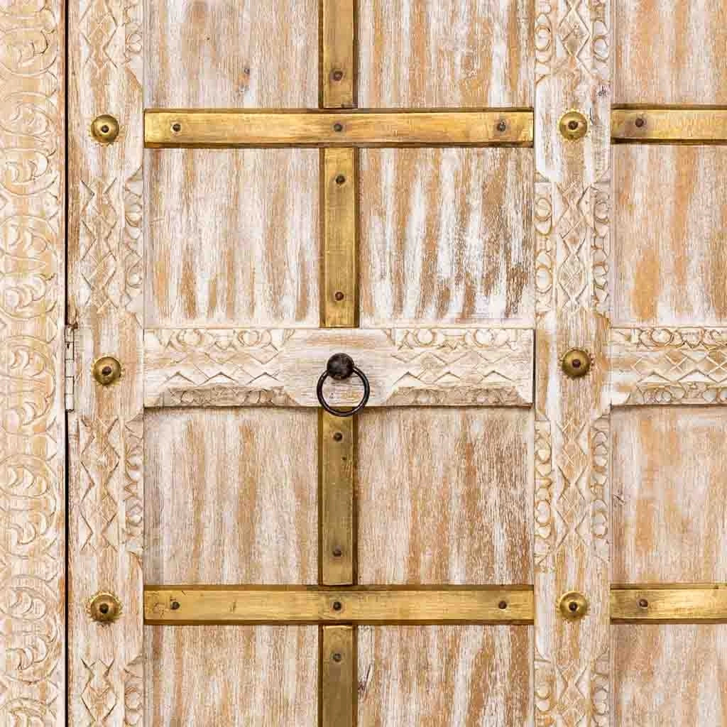 Armadio in legno beige 99x46x180h cm
