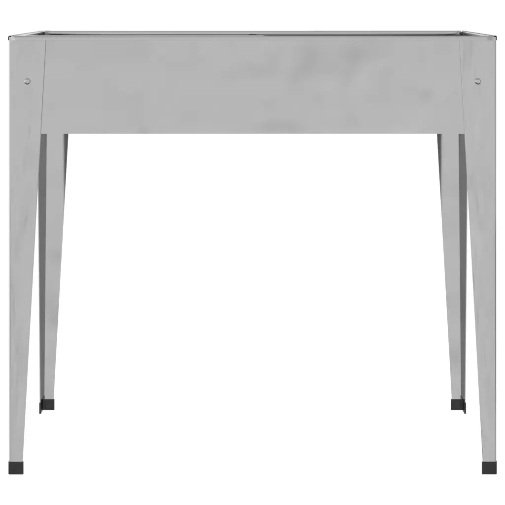 Fioriere da Giardino 2 pz-Vaso da giardino Acciaio Zincato