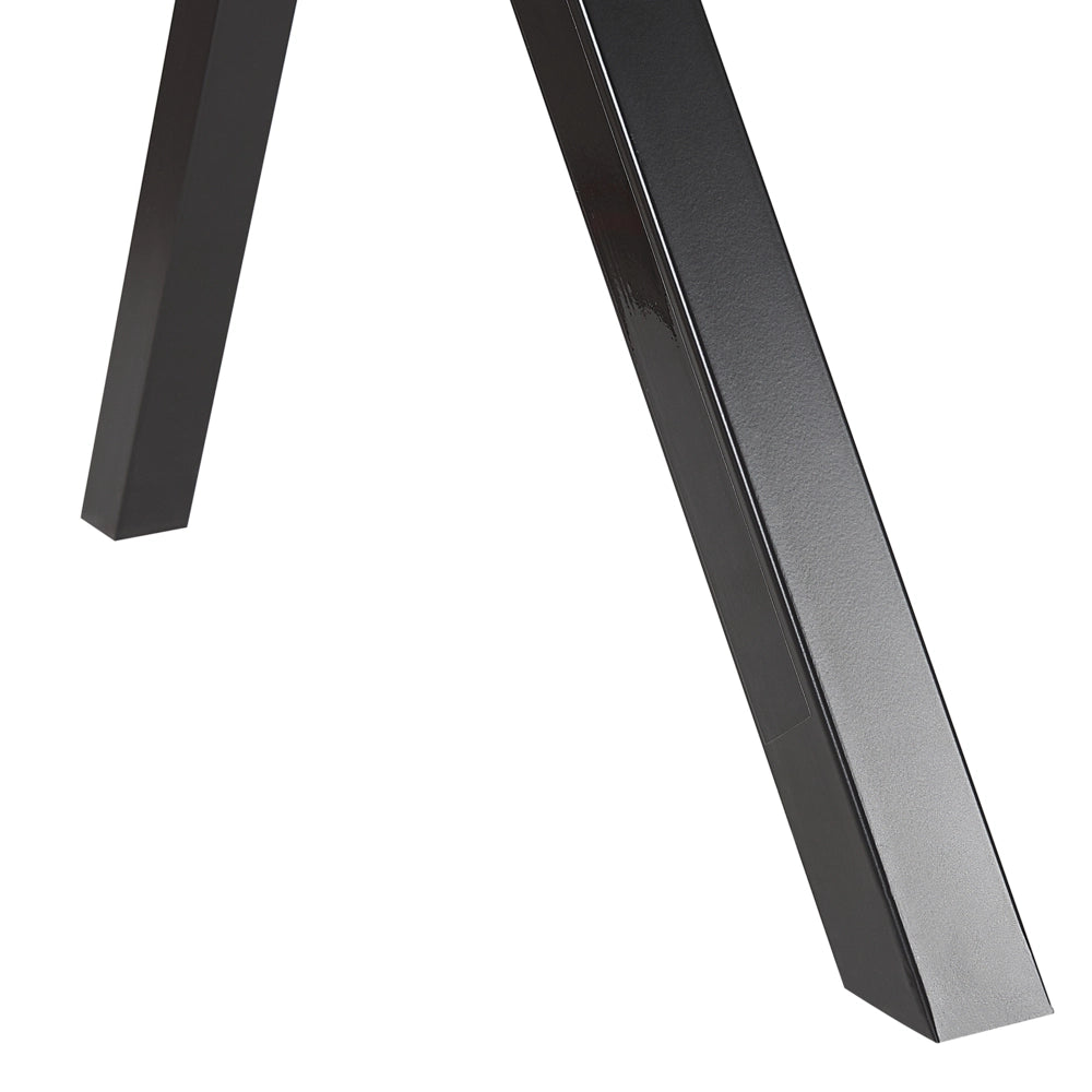 Scrivania da gioco con gambe in metallo MDF Nero rettangolare 120 x 60 cm con luci RGB Mobili per ufficio a casa dal design moderno
