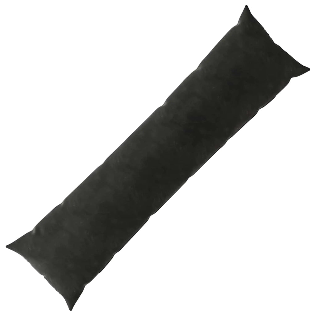 Cuscino con cuscino HEERLEN Nero 40 x 145 cm Velluto 926107