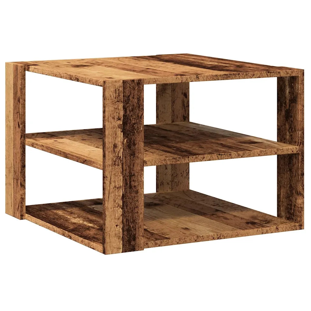 Tavolino da salotto | Tavolino da caff¨¨ | Tavolino da Soggiorno Legno Vecchio 58x58x40 cm Legno Multistrato