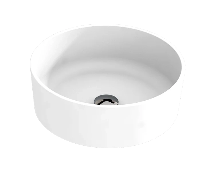 Lavabo da appoggio Solid Surface DENIA - bianco