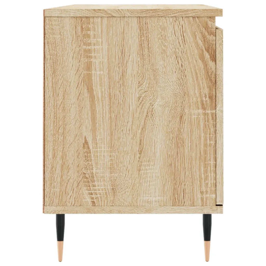 Mobile Porta TV Rovere Sonoma 104x35x50 cm in Legno Multistrato 827007