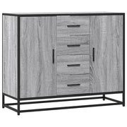 Credenza | Madia | Buffet da pranzo | Armadio da pranzo Grigio Sonoma 92x35x76 cm in Legno Multistrato