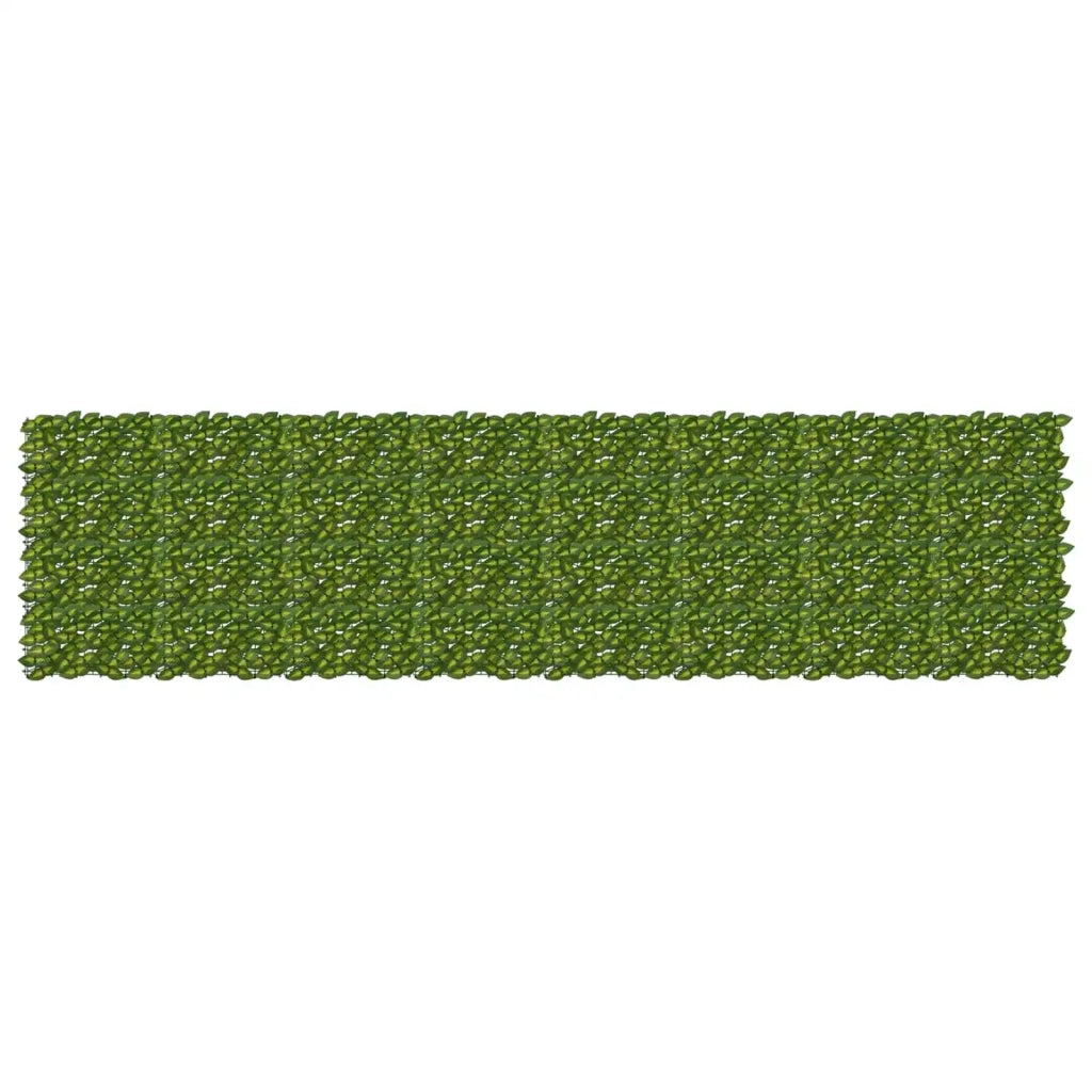 Schermo per balcone con foglie Verde e Giallo 400 x 100 cm