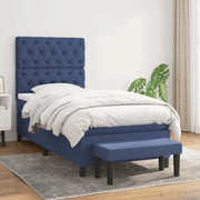 Giroletto a Molle con Materasso Blu 80x200 cm inTessutocod mxl 99175