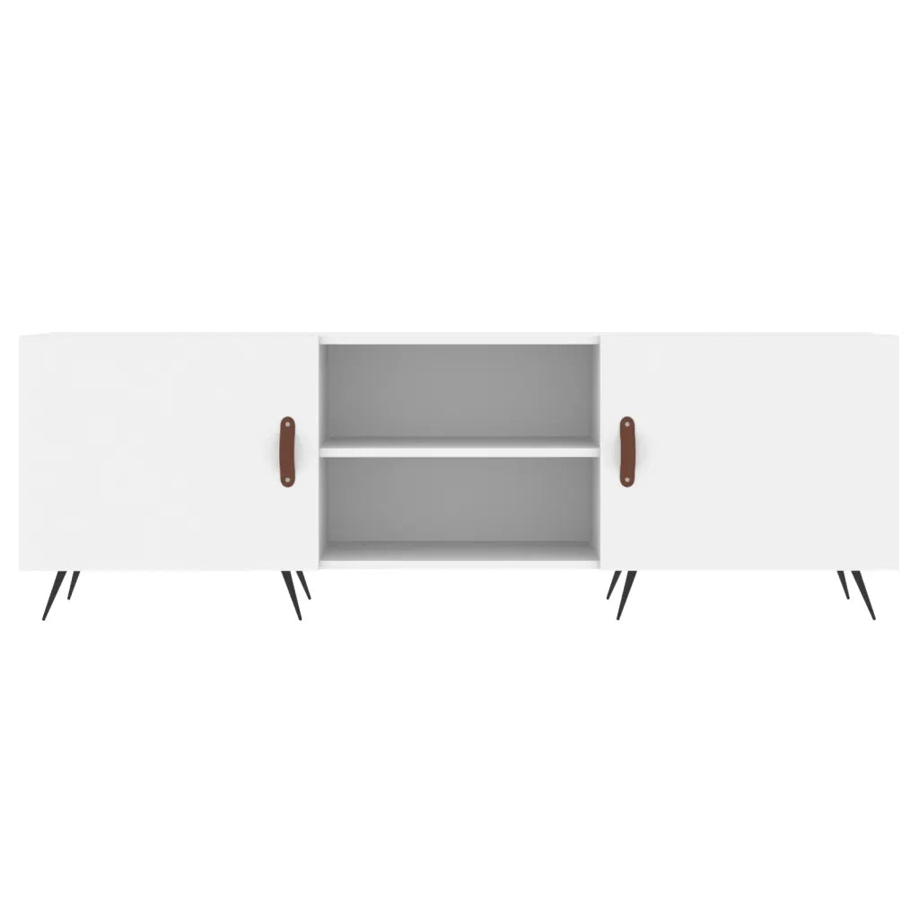 Mobile Porta TV Bianco 150x30x50 cm in Legno Multistrato 829068