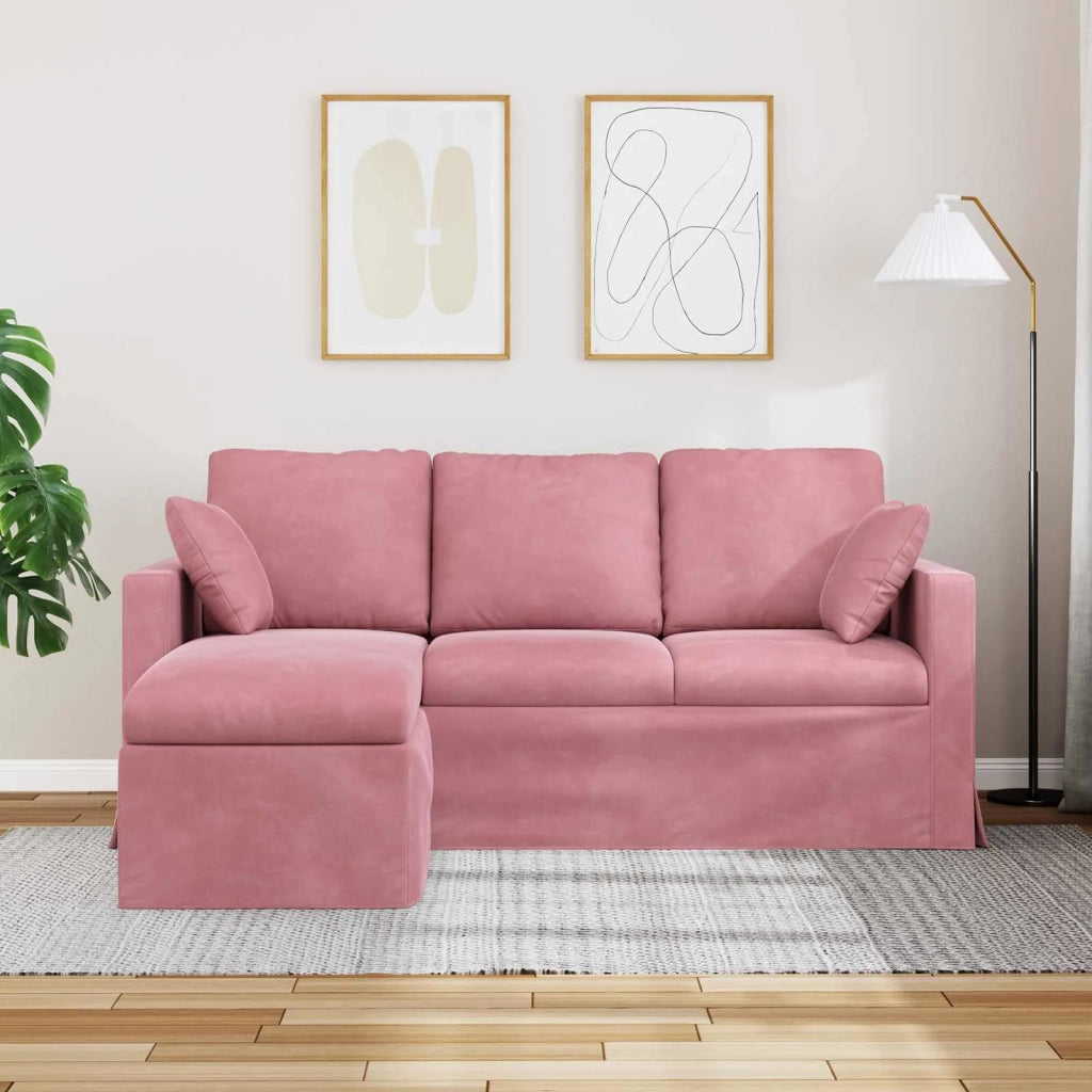 Divano Rosa 178 x 134 x 80 cm Velluto 42024453