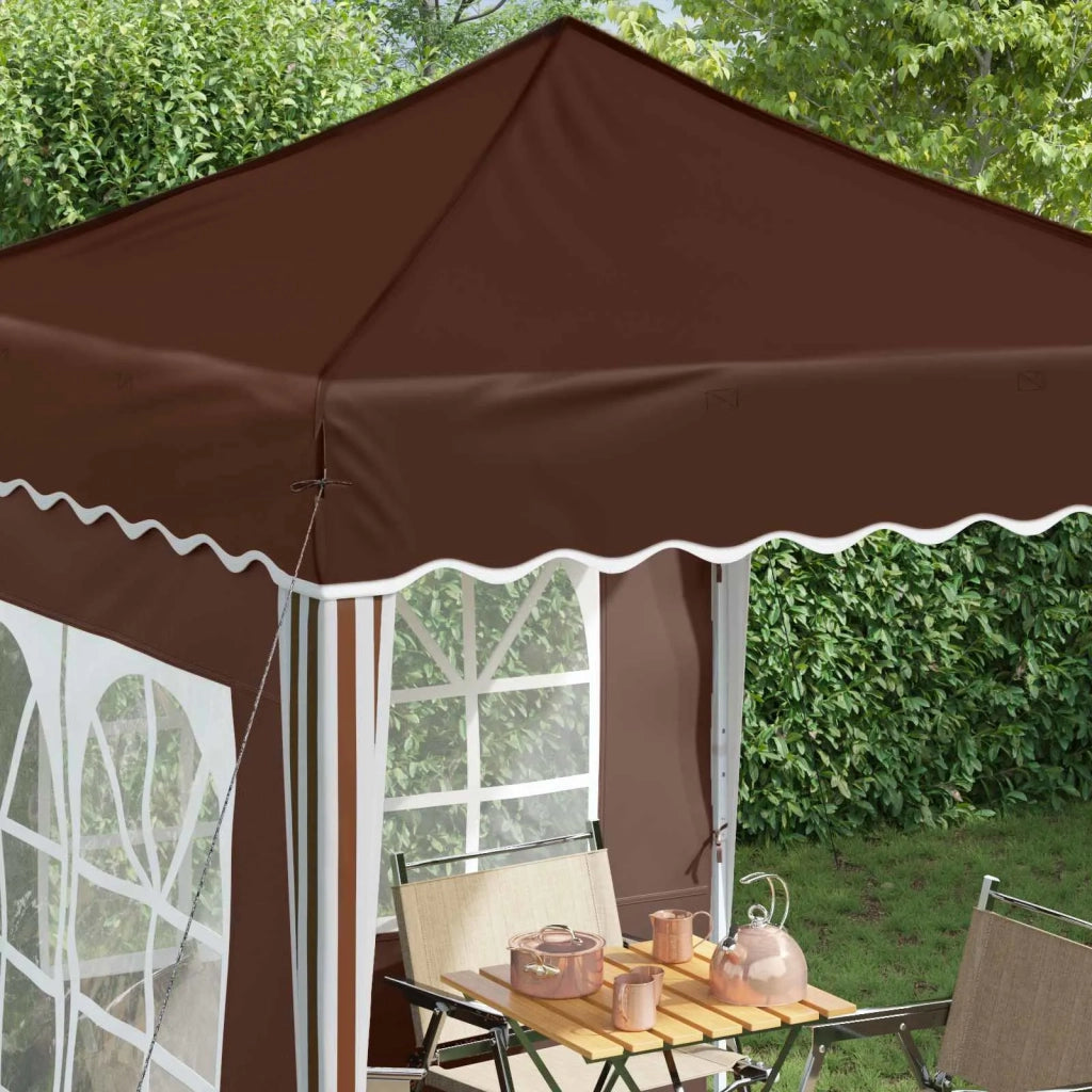 Tenda per feste a pop-up Marrone 195 x 195 x 245 cm 42019731