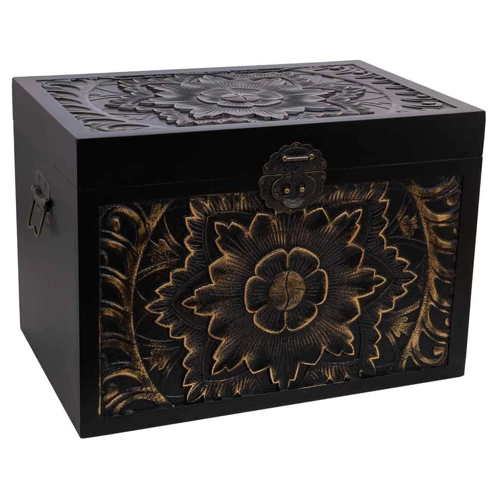 Baule in legno 60x40x42h cm